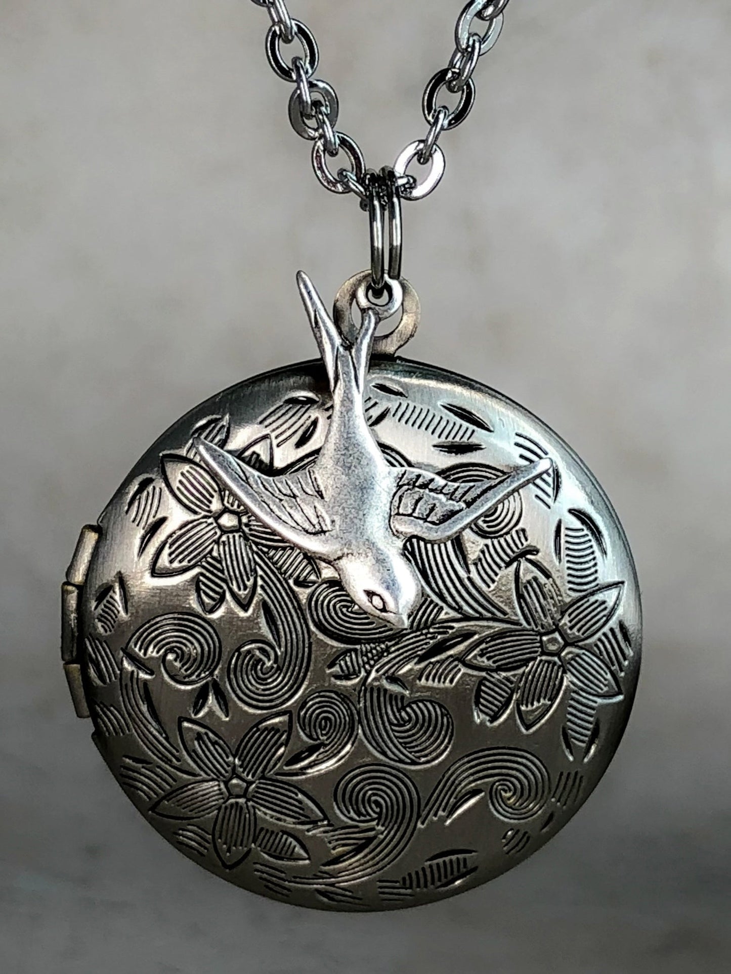 Flight in the luck Altsilber medallion incl. Photoservice
