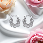 925 silver earrings karma III - Ear925-130