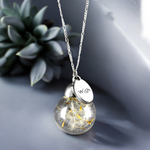 Pustflumen Chain 925 Sterling Silver Wish wish you what terrarium jewelry - K925-18