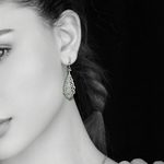 Star Sound of the Orient – ​​Filigree earrings made of 925 Sterling Silver