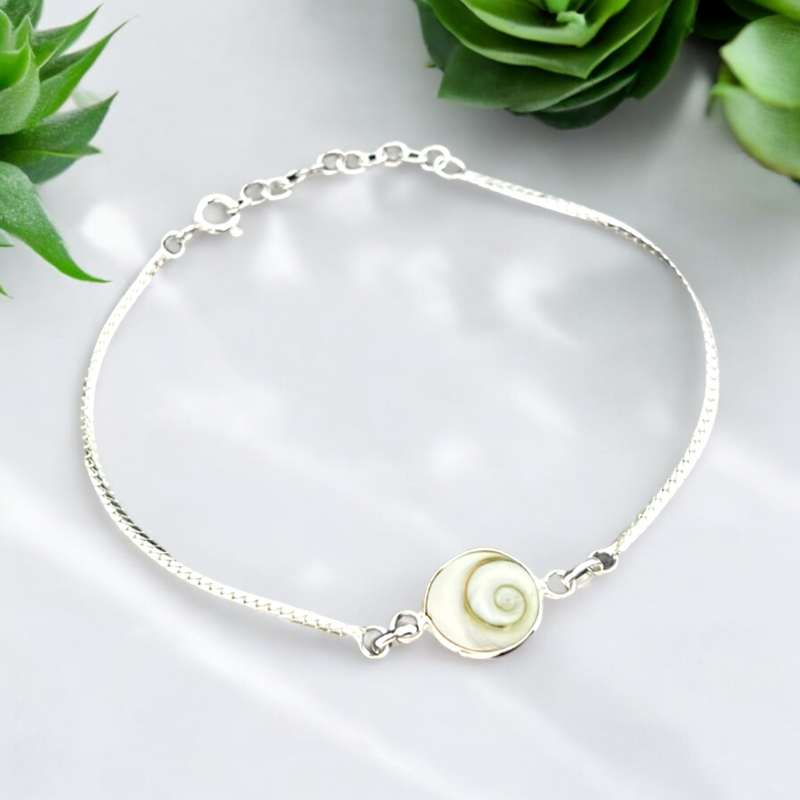 925 Sterling Silver Bracelet Shiva Eye - Arm925-26