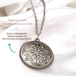 Marrakech II antique silver medallion chain incl. Photoservice