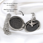 Photo medallion necklace with your photo Personalized Oriental Pendant Vik 18