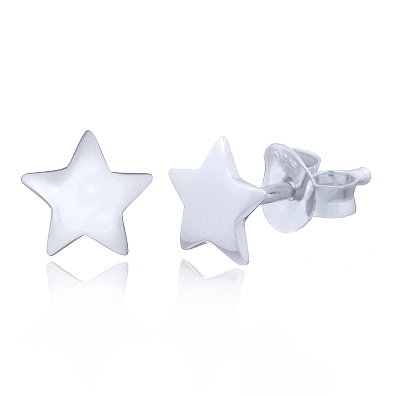 Mini 925 sterling silver stud earrings "stars"