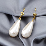 Bridal jewellery Pearls Earrings- classic vintage-style earrings -VINOHR-99