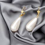 Bridal jewellery Pearls Earrings- classic vintage-style earrings -VINOHR-99