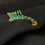 Gemstone chain with Aventurine and citrine