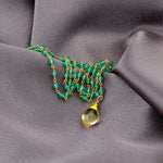 Gemstone chain with Aventurine and citrine