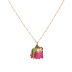 925 Sterling rosé gold-plated chain "Echte Rose"