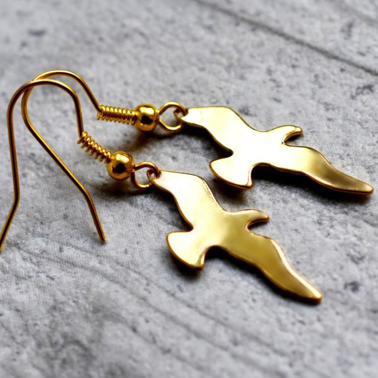 Mögen Earrings - timeless minimalist gilded jewelry - vinohr-89