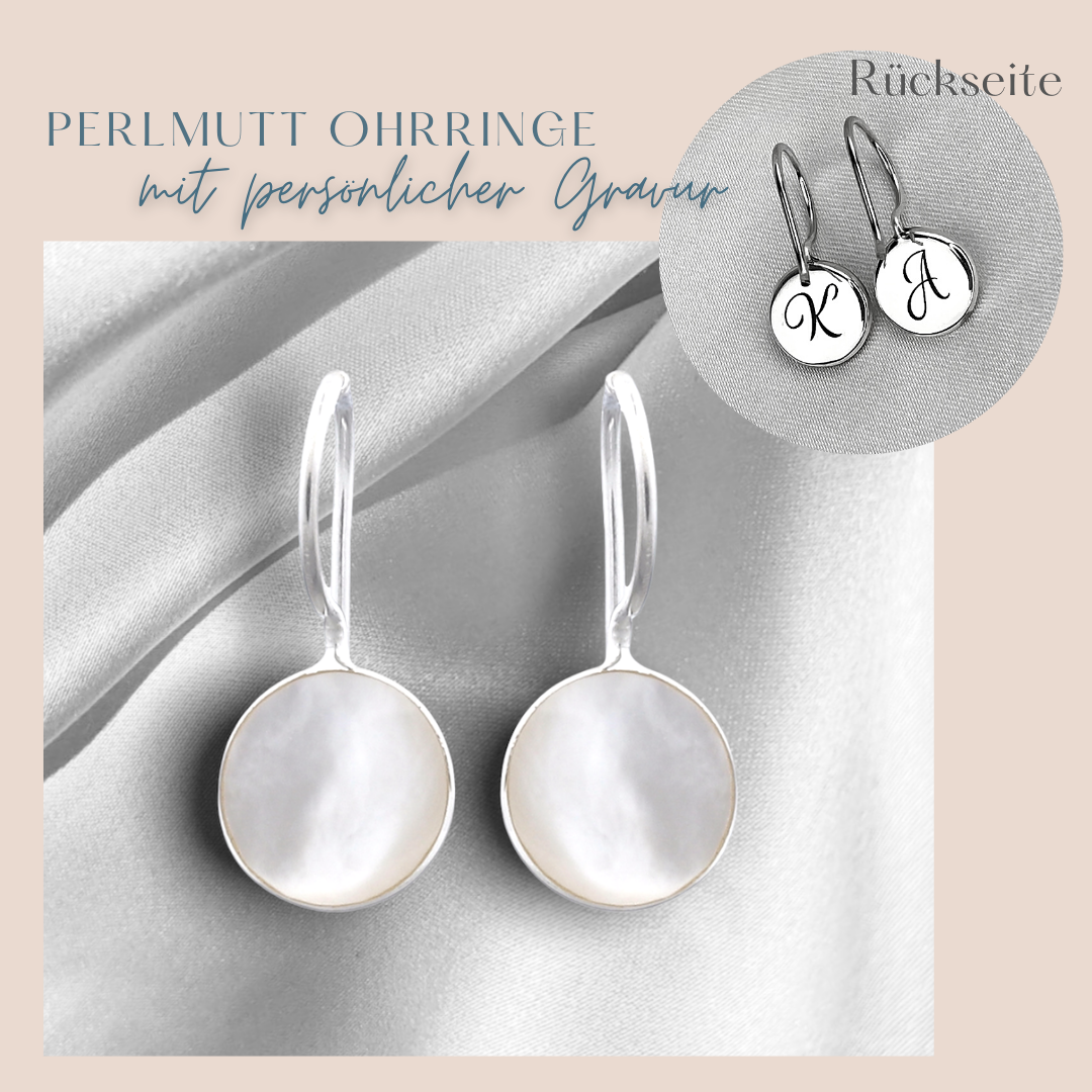 Pearl Earrings Dainty Silver Luxury Minimalist Jewelry In White - Ear925-57