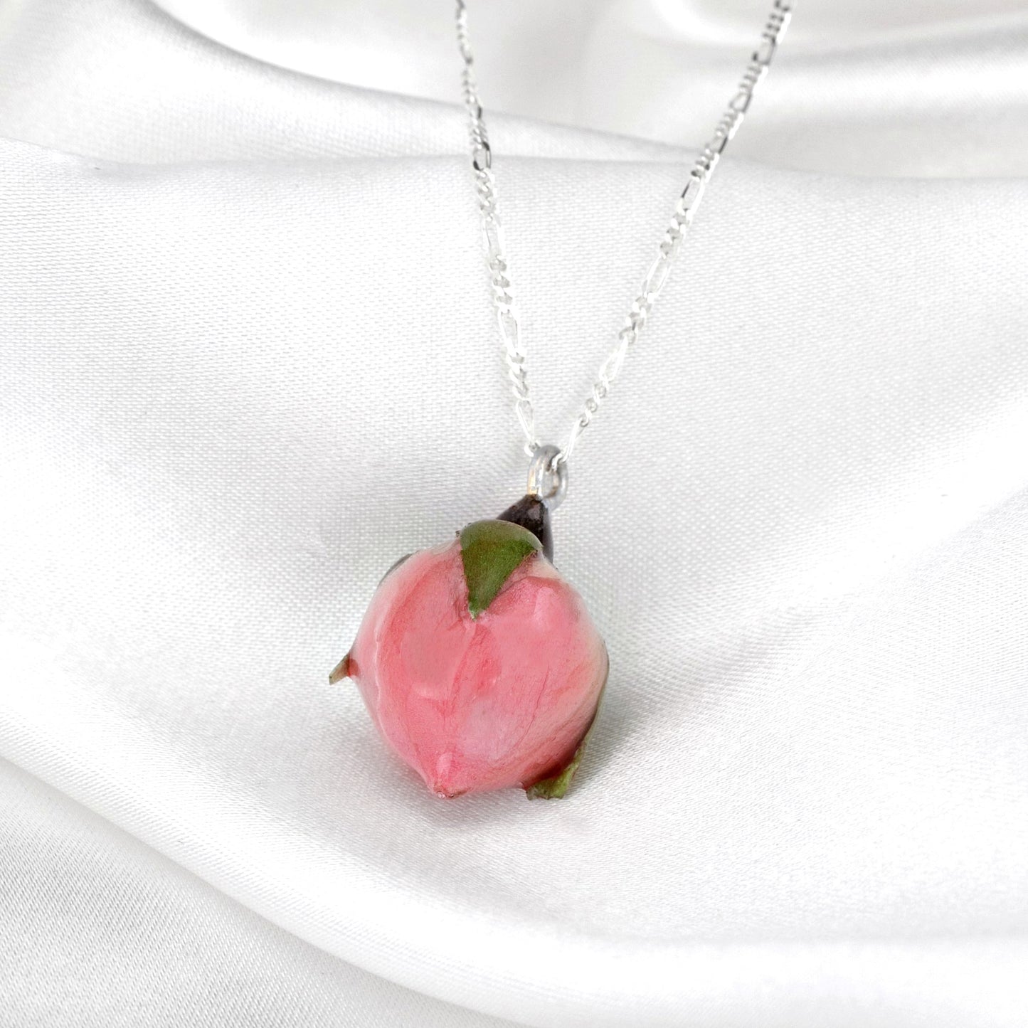 925 Sterling Silver Chain "Real Rose"