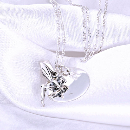 925 fortune fairy string Sterling silver necklace-K925-86