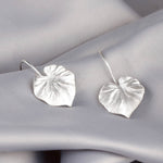 Tropical Plants Earrings - 925 Sterling Silver Monstera Leaf Earrings - Ear925-25