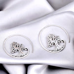 Grob Spiral Earrings - 925 Sterling Silver Tree of Life Earrings Ear 925-79