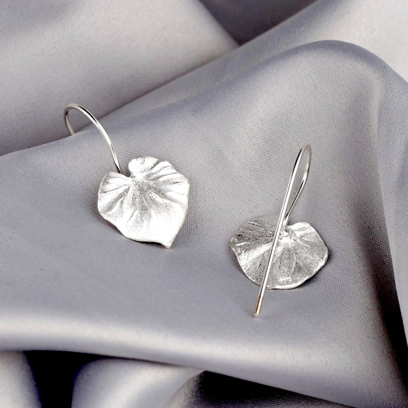 Tropical Plants Earrings - 925 Sterling Silver Monstera Leaf Earrings - Ear925-25