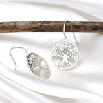 925 sterling silver earrings "Tree"