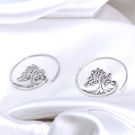 Grob Spiral Earrings - 925 Sterling Silver Tree of Life Earrings Ear 925-79