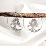 Grob Spiral Earrings - 925 Sterling Silver Tree of Life Earrings Ear 925-79