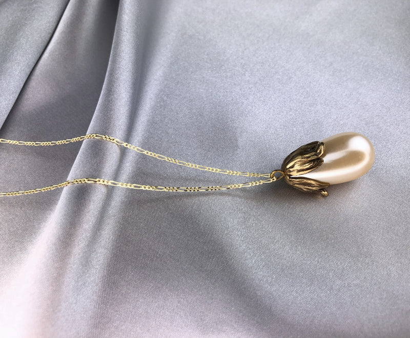 925 sterling gilded chain "Cafe au Lait"