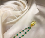 Gemstone chain with Aventurine and citrine