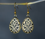 "Marrakech" Bronze Earrings in Vintage Style-VINOHR-39