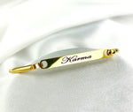 Personalized Stainless Steel Bracelet - Engraving - Gold Color - RETARM-16