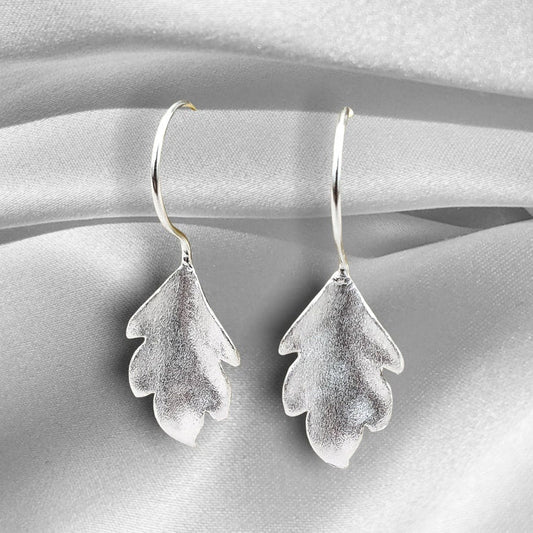 925 Sterling Silver Earrings "Autumn Leaves" - Ear925-30