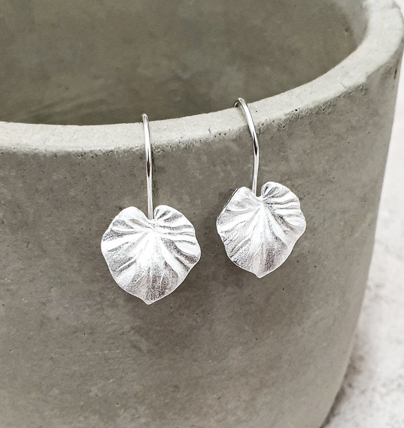 Tropical Plants Earrings - 925 Sterling Silver Monstera Leaf Earrings - Ear925-25