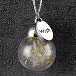 Pustflumen Chain 925 Sterling Silver Wish wish you what terrarium jewelry - K925-18