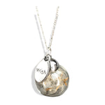 Pustflumen Chain 925 Sterling Silver Wish wish you what terrarium jewelry - K925-18