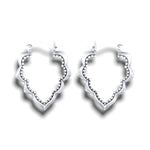 Drop Aura Ornament Earrings - 925 Sterling Silver Oriental Fairytale Earrings - Ear925-96