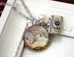 World Travel Wanderlust Globetrotter Hiker Chain-Fernweh Abschiedsgeschenk-VIK-11