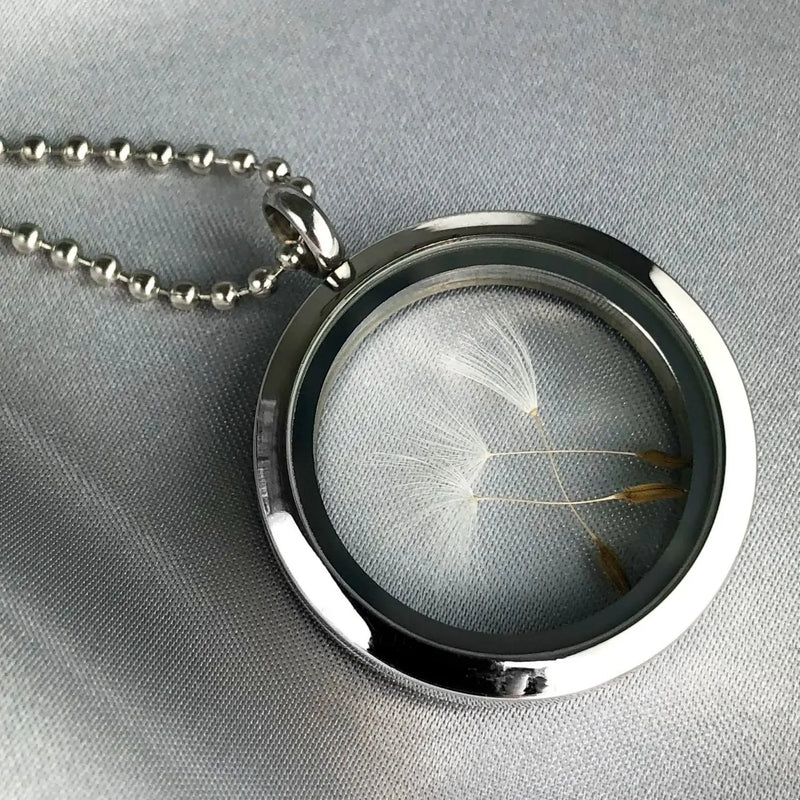Real Pust Flowers Medallion Ball Chain - VIK-119