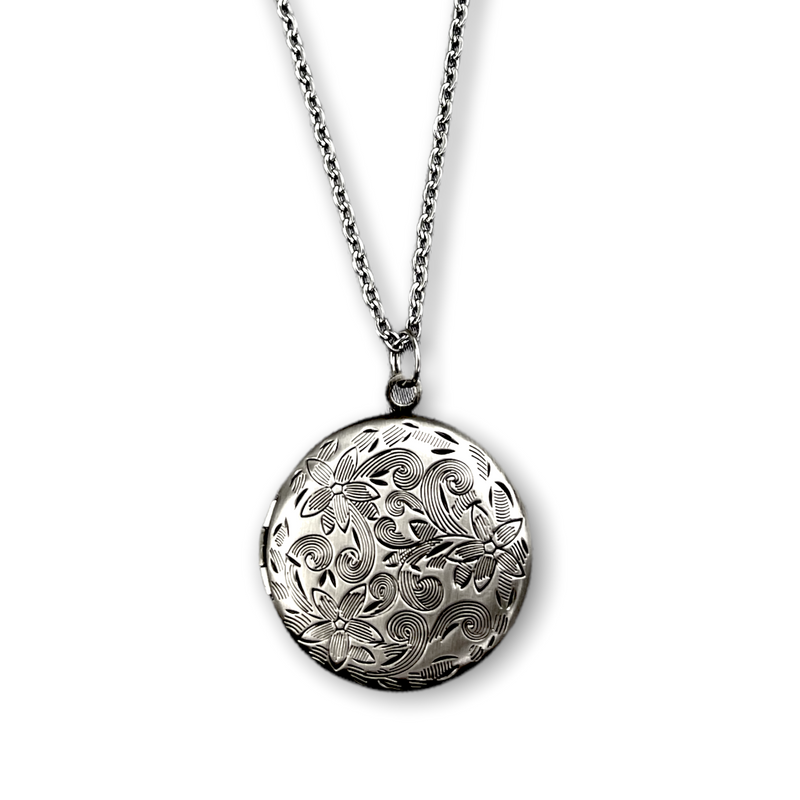 Marrakech II antique silver medallion chain incl. Photoservice