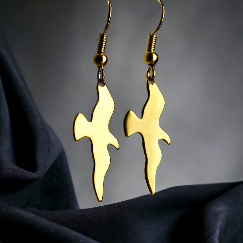 Mögen Earrings - timeless minimalist gilded jewelry - vinohr-89