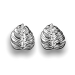 925 Sterling Silver Earrings "Exotic Monstera Leaves"