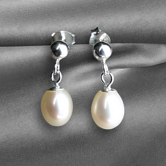 925 Sterling Silver Earrings "Beads" Ear925-67