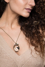 Mother love by Klimt Bronze chain