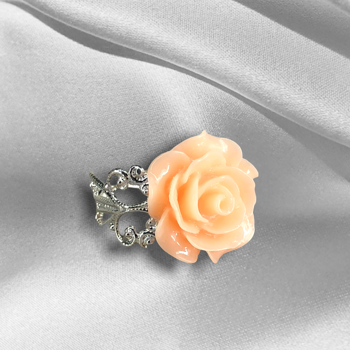 "Summer Rose" Ring in Vintage Style - Vinrin-42