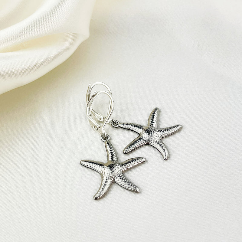 Starfish Earrings Silver VINOHR-51