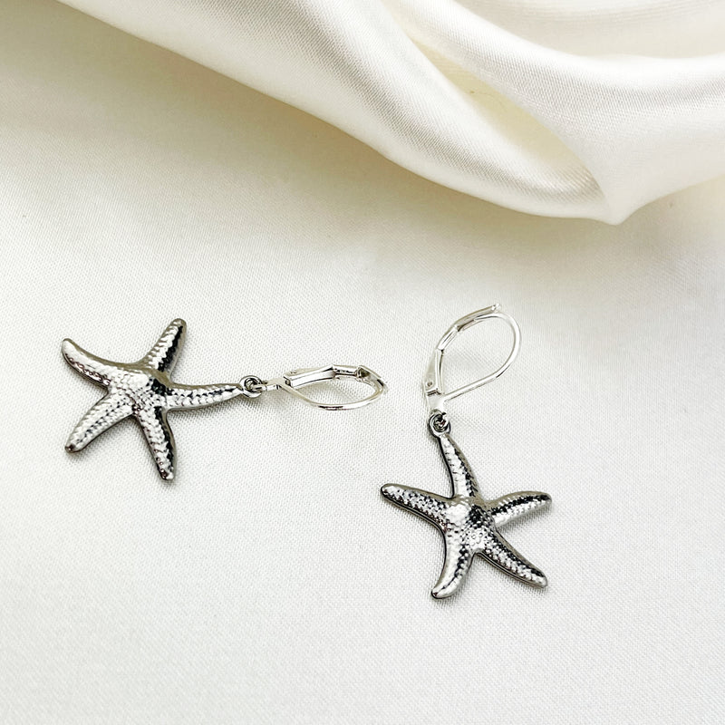 Starfish Earrings Silver VINOHR-51