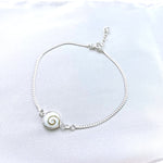 925 Sterling Silver Bracelet Shiva Eye - Arm925-26