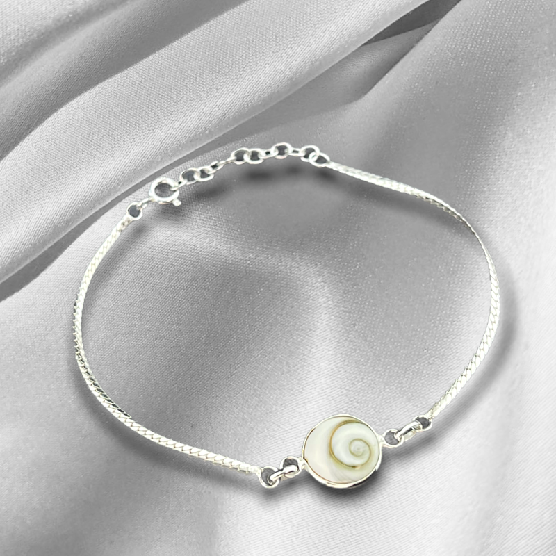 925 Sterling Silver Bracelet Shiva Eye - Arm925-26