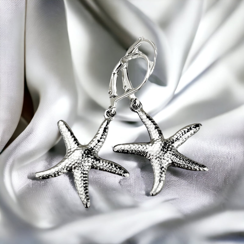 Starfish Earrings Silver VINOHR-51